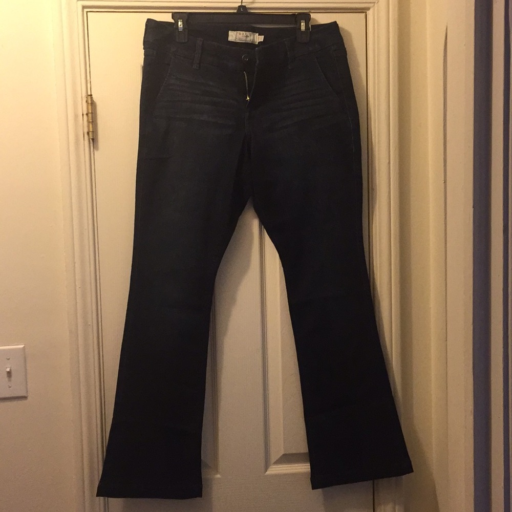 NWT Torrid dark wash trouser jeans, Size 10R